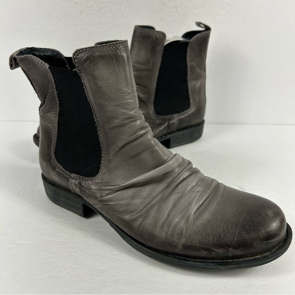 Miz Mooz Gray Ankle Boots